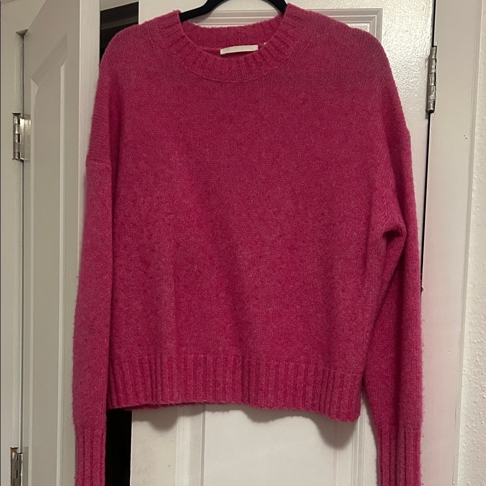 Helmut Lang Fuchsia Crewneck Sweater